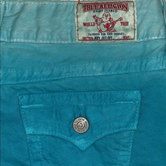 True Religion Joey Cutoff Ombré shorts ✨💫 - Picture 4 of 4